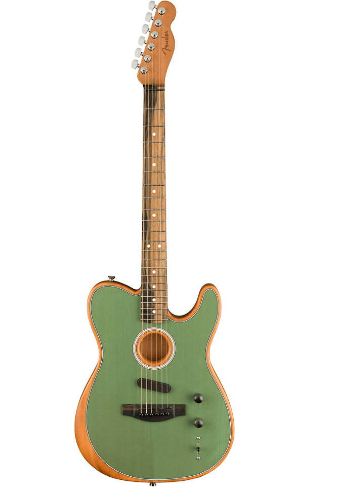 Fender Acoustasonic Telecaster - Translucent Surf Green 