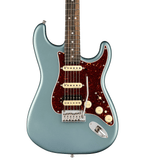 Fender American Elite Stratocaster HSS Shawbucker - Satin Ice Blue Metallic With Ebony Fingerboard