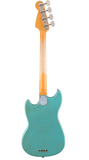 Fender Justin Meldal-Johnsen Road Worn Mustang Bass - Faded Daphne Blue