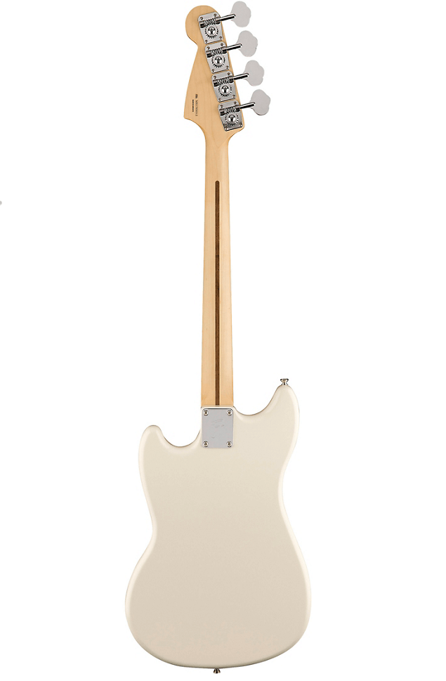 Fender mustang pj on sale bass olympic white