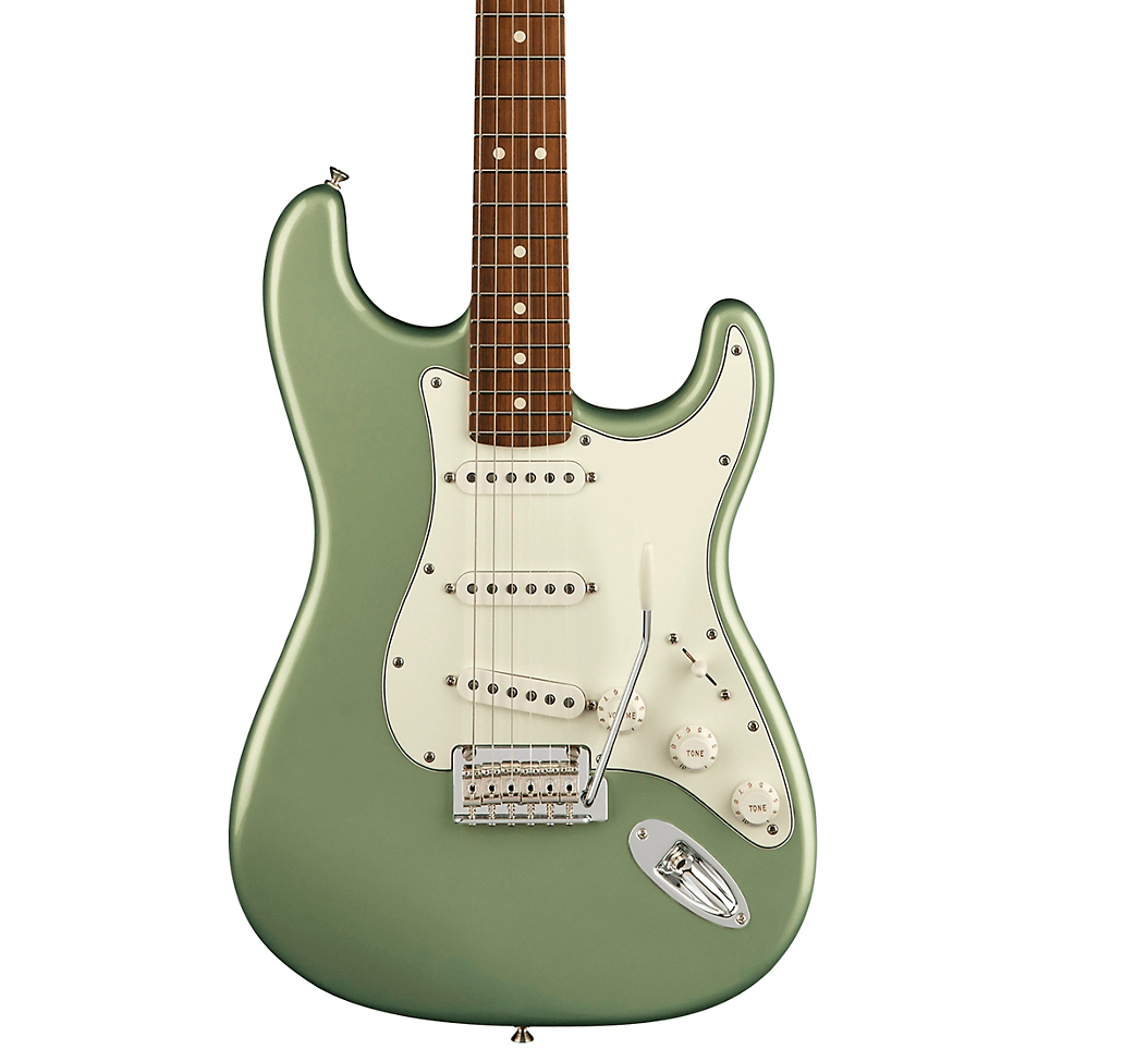Fender online green guitar