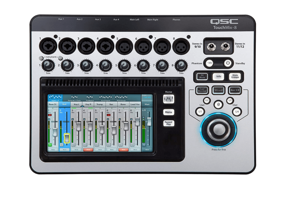 QSC TouchMix-8 Touchscreen Digital Mixer – Weakley's Music Company