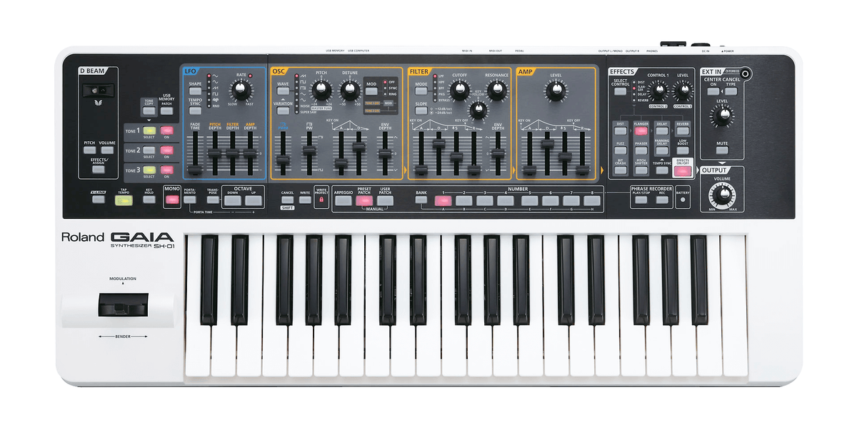 Roland GAIA SH-01 Virtual Analog Synthesizer – Weakley's Music Company