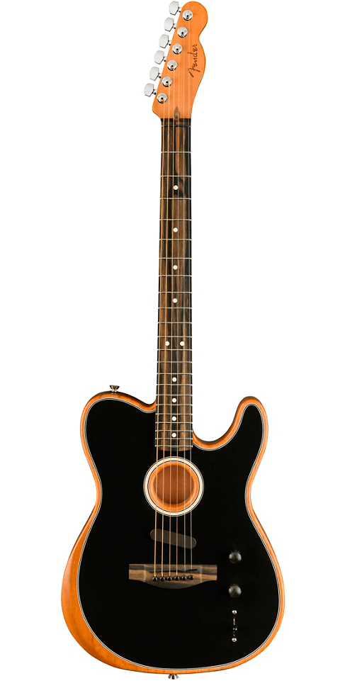 Fender Acoustasonic Telecaster - Matte Black – Weakley's Music Company