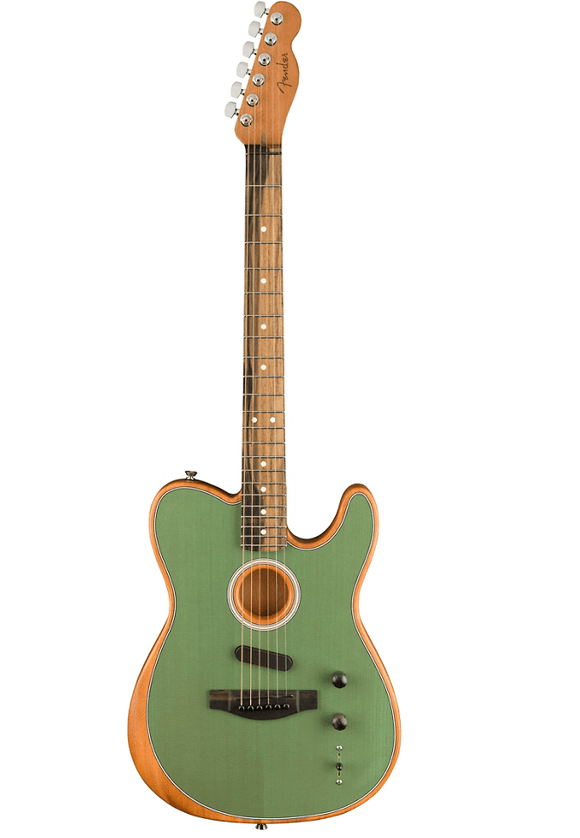 Fender Acoustasonic Telecaster - Translucent Surf Green
