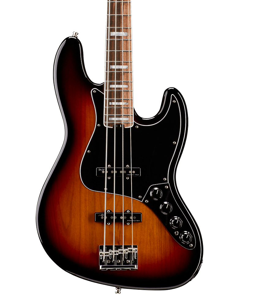 Fender American Elite Jazz Bass - 3-Color Sunburst With Ebony 