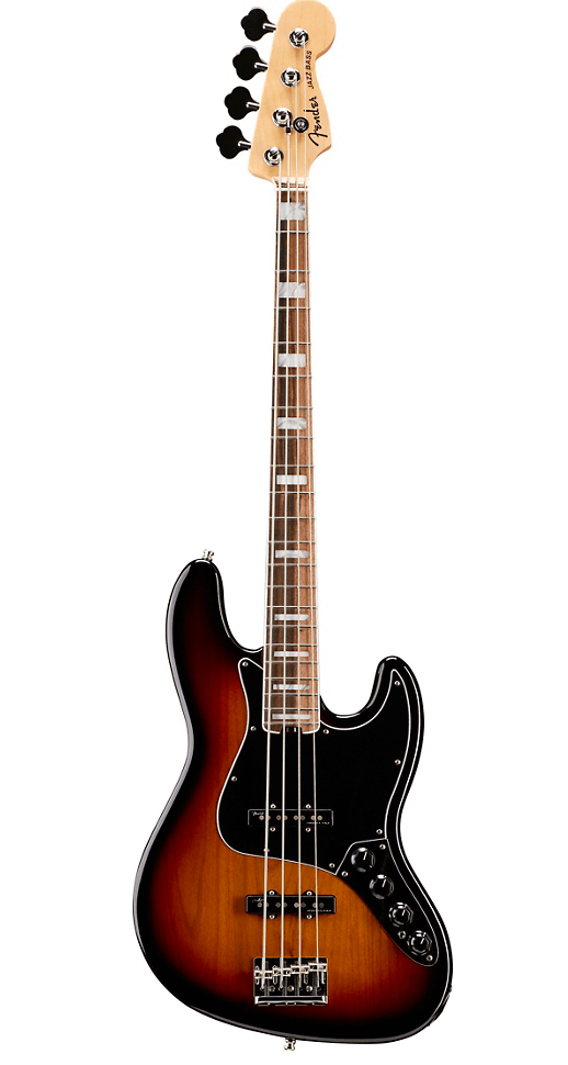 Fender American Elite Jazz Bass - 3-Color Sunburst With Ebony