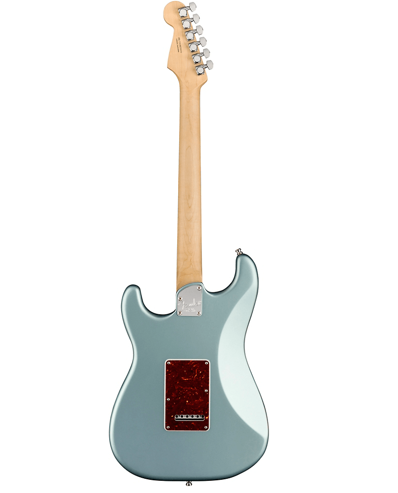 Fender American Elite Stratocaster HSS Shawbucker - Satin Ice Blue Metallic  With Ebony Fingerboard