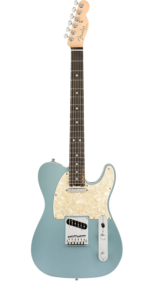 Fender American Elite Telecaster - Satin Ice Blue Metallic With Ebony Fingerboard