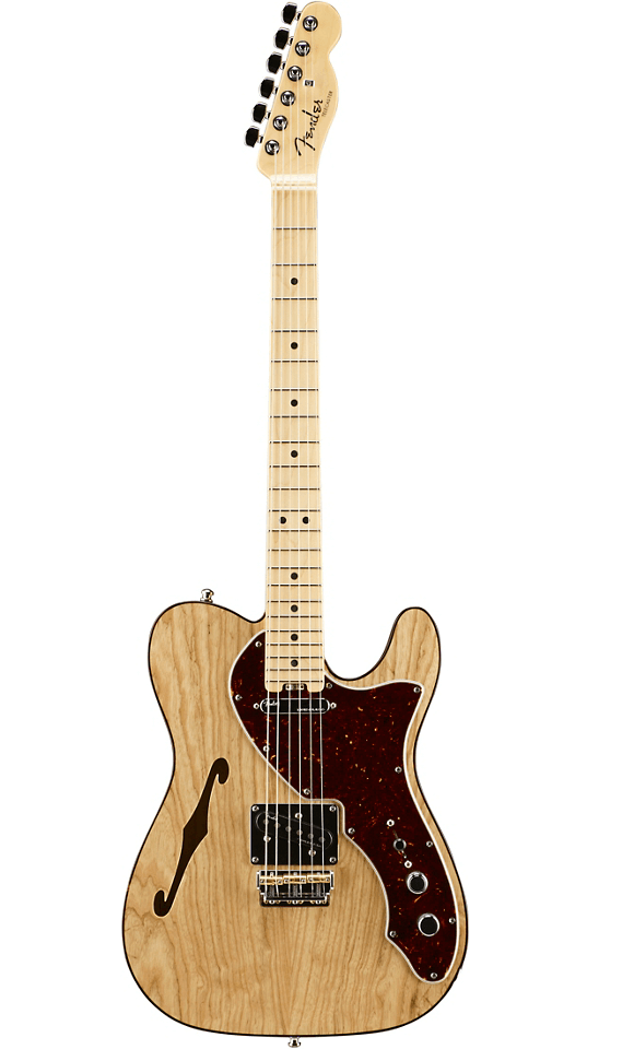 Fender American Elite Telecaster Thinline - Natural With Maple Fingerboard