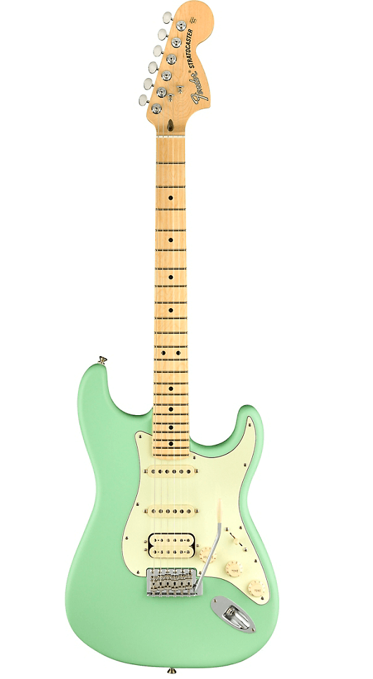 Fender American Performer Stratocaster HSS - Satin Seafoam Green With Maple Fingerboard