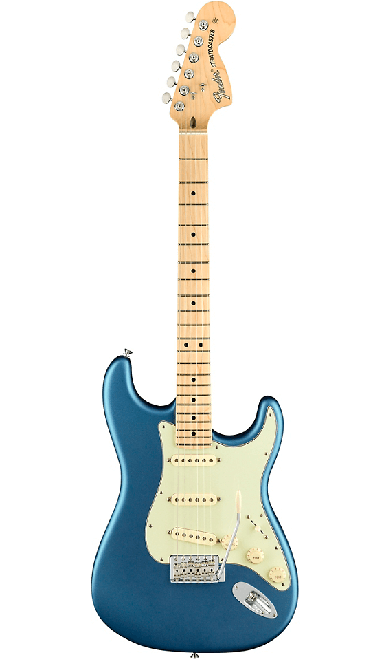 Fender American Performer Stratocaster - Satin Lake Placid Blue With Maple Fingerboard
