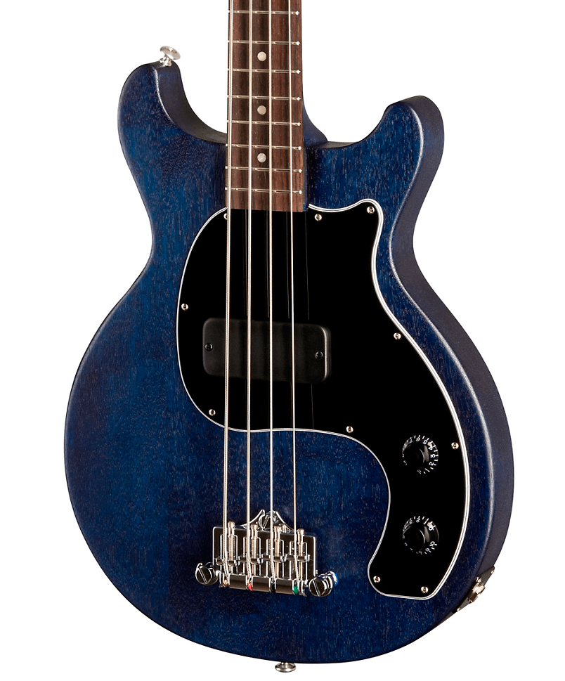 Gibson Les Paul Junior Tribute Doublecut Bass - Blue Stain – Weakley's  Music Company