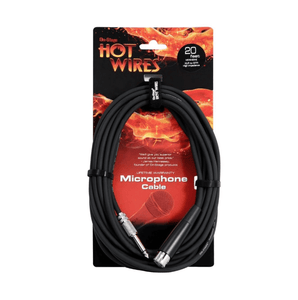 On-Stage Hi-Z Mic Cable 20 Feet XLR-QTR