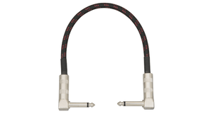 On-Stage Hot Wires 12" Right Angle Guitar Pedal Coupler Cable, Tweed