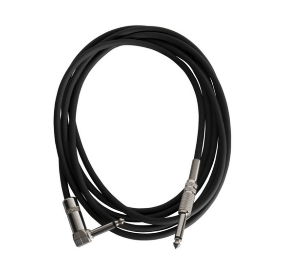 On-Stage Instrument Cable 10 Feet QTR Right Angle-QTR