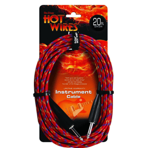 On-Stage Instrument Cable 20 Braided QTR-QTR
