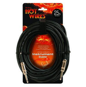 On-Stage Instrument Cable 25 Feet QTR-QTR