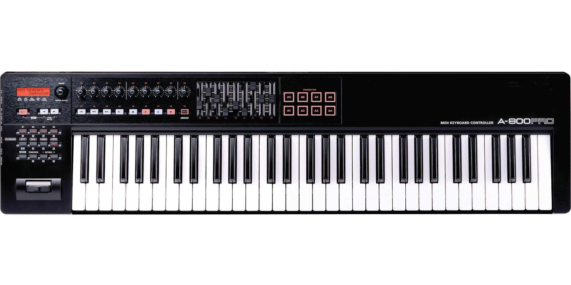 Roland A-800 PRO Keyboard Controller with 61-Keys and 8-Pads