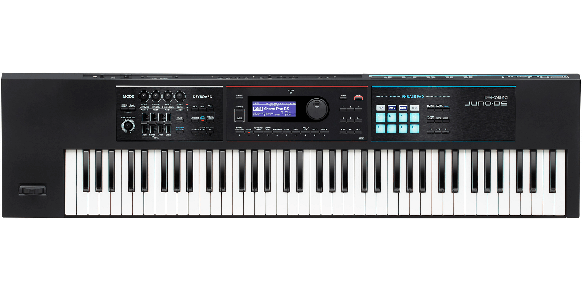Roland JUNO-DS76 Synthesizer – Weakley's Music Company Roland JUNO-DS76 Synthesizer – Weakley's Music Company