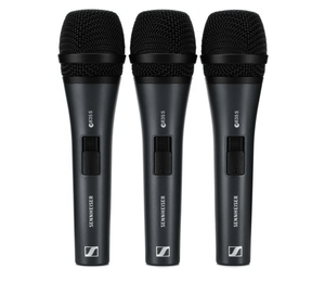 Sennheiser e 835-S Live Vocal Microphone with On/Off Switch - 3-pack