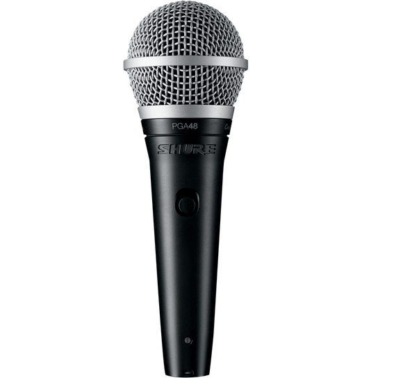 Shure PGA48-QTR Handheld Dynamic Vocal Microphone with 1/4