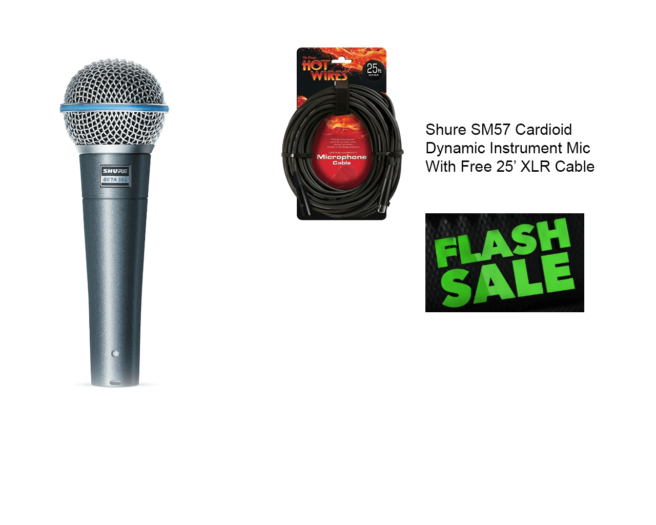 初期 オールド SHURE BETA58 Shure Beta 58 Dynamic Microphone Version 1 (Vintage) w/ Case